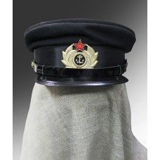 Фуражка военмора командного состава РККФ, обр. 1921 г.  Значок на фуражку, обр.1921г.,  из металла.